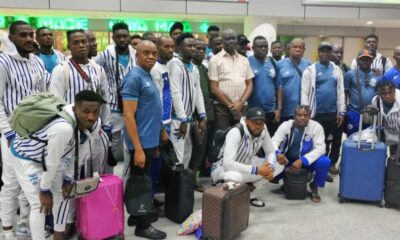 CAF CC : Nigerian Ambassador Receives Rivers United FC At The Airport
