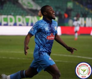 Ibrahim Olawoyin notches 1st goal in Rizespor’s shirt Ibrahim Olawoyin notches 1st goal in Rizespor’s shirt