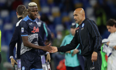 ‘He struggles against AC Milan’ – Luciano Spaletti on Victor Osimhen after Napoli exit