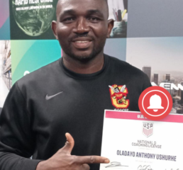 Nigerian born coach Tony gets U.S soccer coaching badge Nigerian born coach Tony gets U.S soccer coaching badge