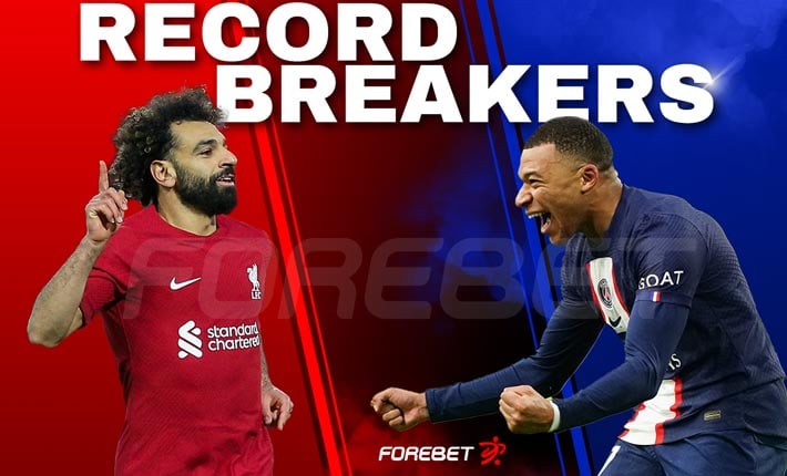 Kylian Mbappe and Mohamed Salah: Record Breakers Kylian Mbappe and Mohamed Salah: Record Breakers