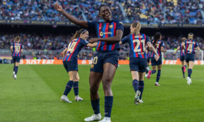 Oshoala Grabs Goal and Assist as Barcelona Progress, now Set to Face Chelsea in UWCL Semis Oshoala Grabs Goal and Assist as Barcelona Progress, now Set to Face Chelsea in UWCL Semis