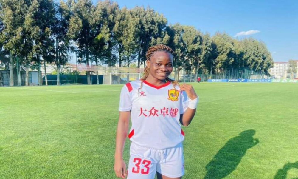 Joy Jerry makes goalscoring debut for Chinese side Changchun FC