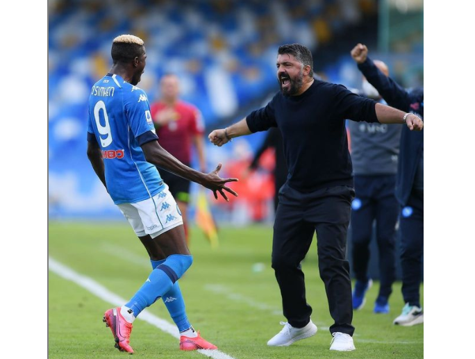 Osimhen Pays Tribute To Gattuso And Spalletti Osimhen Pays Tribute To Gattuso And Spalletti