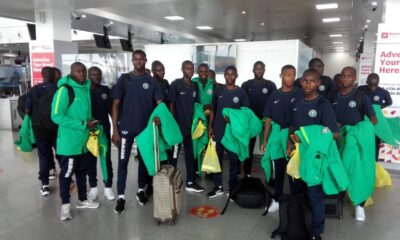 Nigeria U15 arrive Japan for International Dream Cup