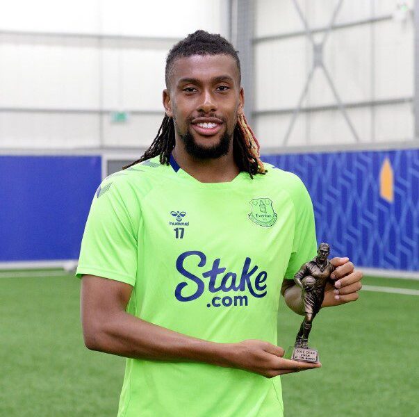 Alex Iwobi Clinched Everton Player Of The Season For 2022/2023 Season Alex Iwobi Clinched Everton Player Of The Season For 2022/2023 Season