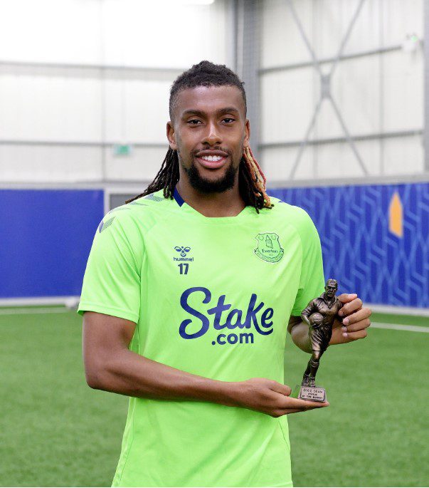 Alex Iwobi Clinched Everton Player Of The Season For 2022/2023 Season Alex Iwobi Clinched Everton Player Of The Season For 2022/2023 Season