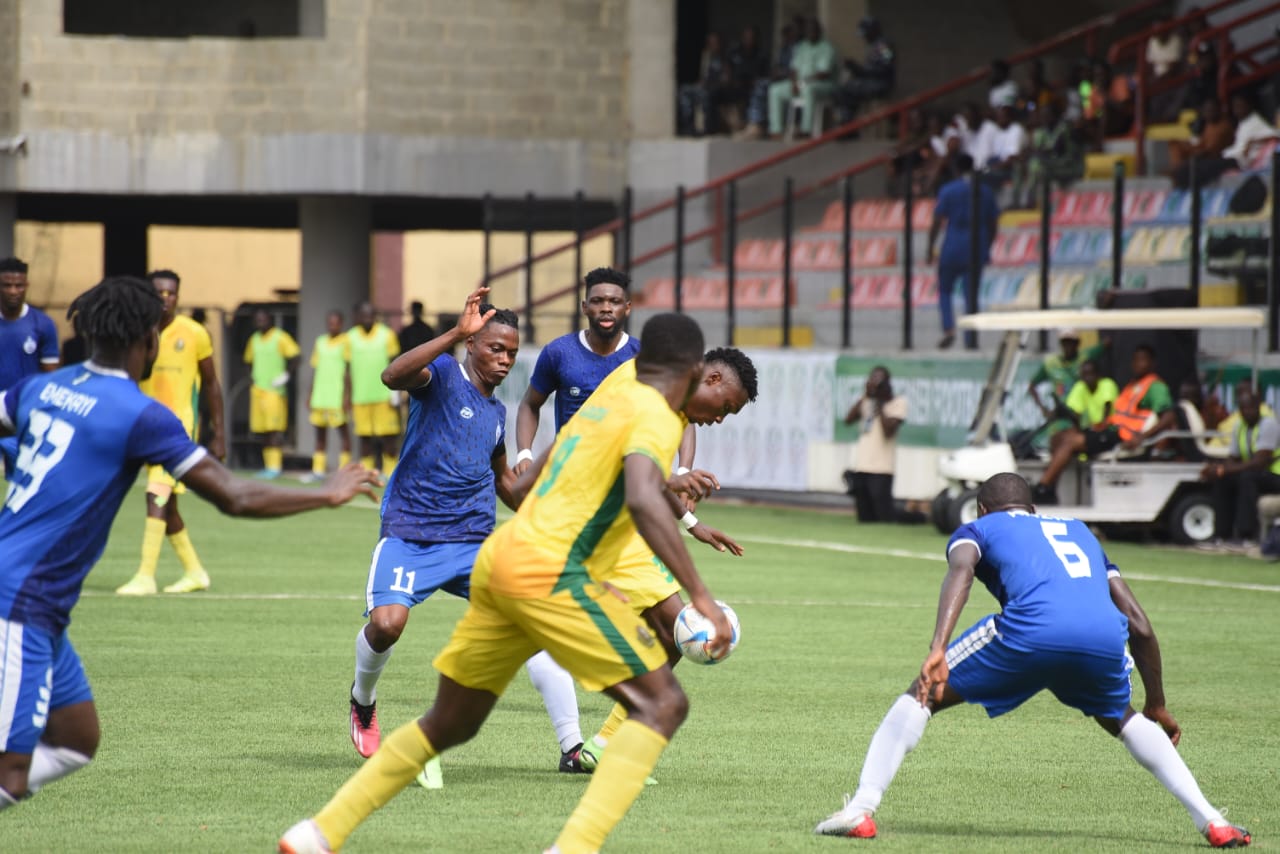 NPFL Championship Playoffs : Bendel Insurance Surrender To Defending Champions Rivers After 21 Match Unbeaten NPFL Championship Playoffs : Bendel Insurance Surrender To Defending Champions Rivers After 21 Match Unbeaten