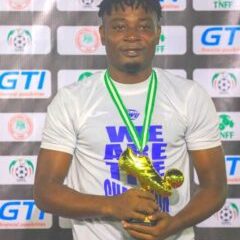 NPFL’23: Top scorer Obioma gets N3.2m, boot from Eunisell NPFL’23: Top scorer Obioma gets N3.2m, boot from Eunisell