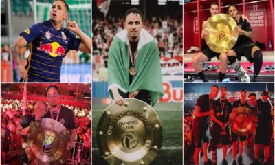 Noah Okafor suffers online backlash for celebrating Austrian title win with Nigeria flag