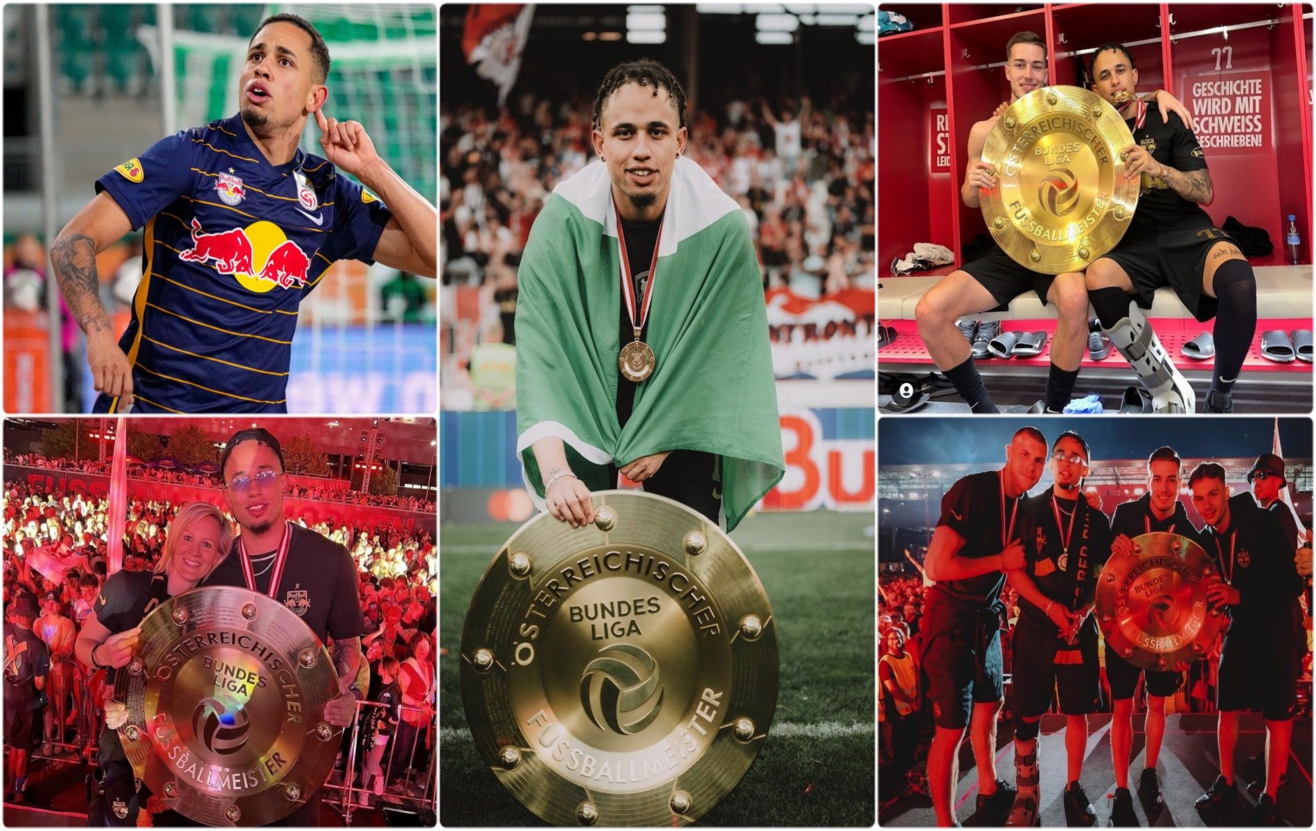Noah Okafor responds to critics over Nigerian flag celebration after Austrian title win Noah Okafor responds to critics over Nigerian flag celebration after Austrian title win