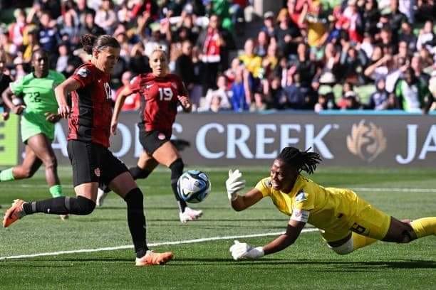 Canada goalie Kailen Sheridan showers praise on Chiamaka Nnadozie Canada goalie Kailen Sheridan showers praise on Chiamaka Nnadozie