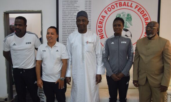 NFF President pledges support for Nigerian Referees’ development