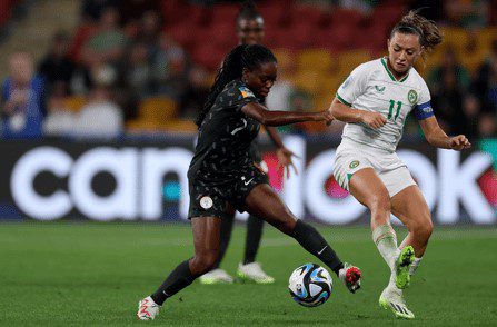Nigeria Settle For Goalless Draw, Secure Second Place In Group B, While Ireland Exits WWC On Debut Nigeria Settle For Goalless Draw, Secure Second Place In Group B, While Ireland Exits WWC On Debut