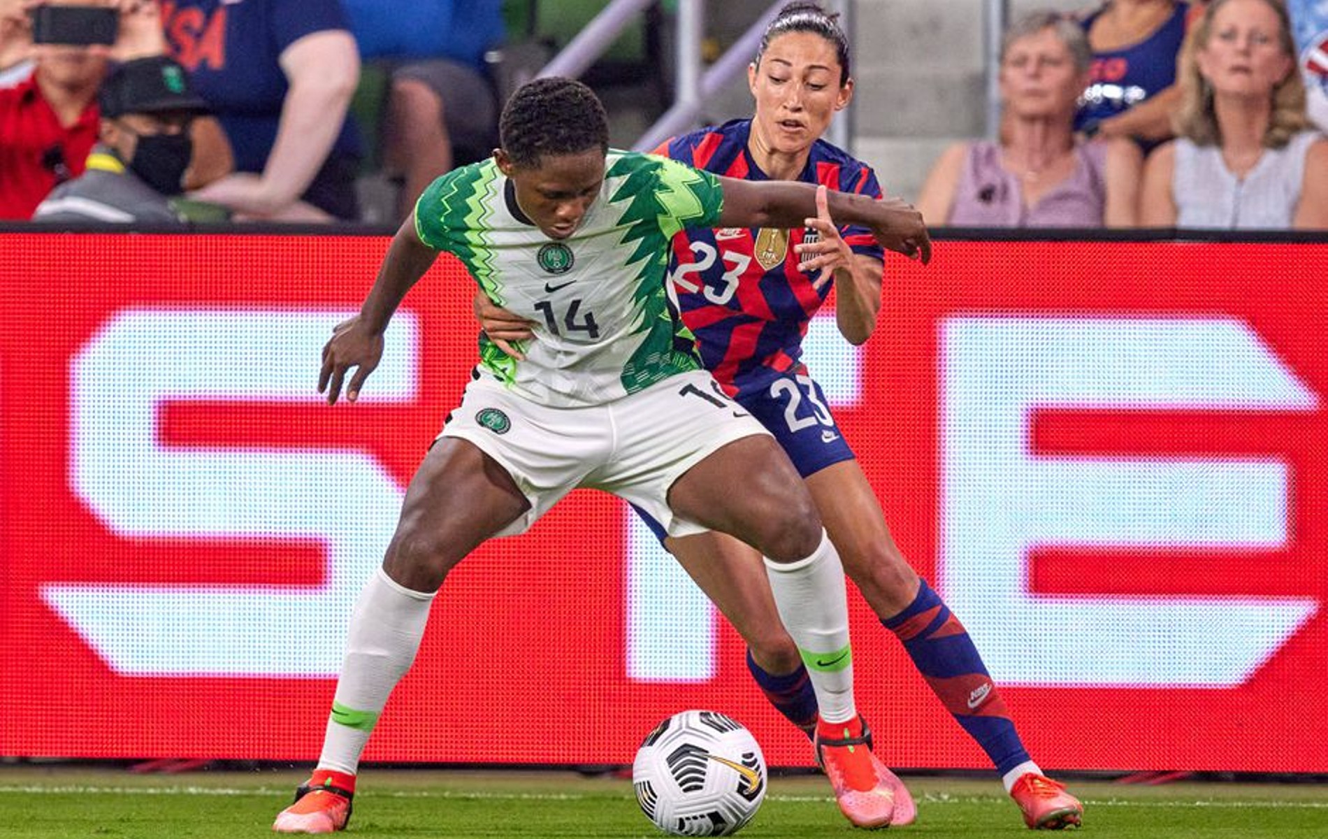 Chidinma Okeke bashes journalist for negative Nigeria pre-tournament prediction Chidinma Okeke bashes journalist for negative Nigeria pre-tournament prediction