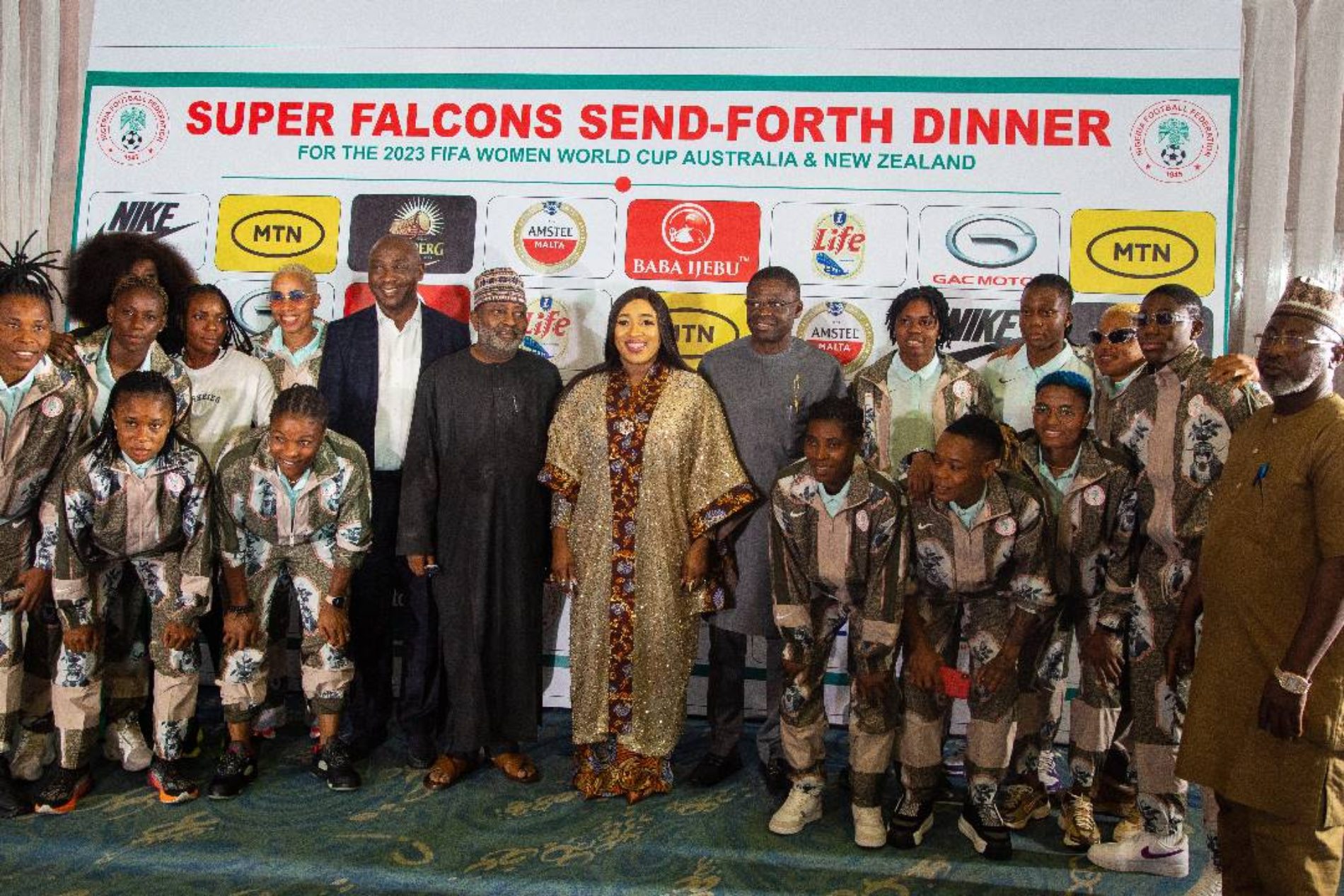 NFF boss Gusau and Edo deputy gov Shuaibu backs Falcons for World Cup glory NFF boss Gusau and Edo deputy gov Shuaibu backs Falcons for World Cup glory