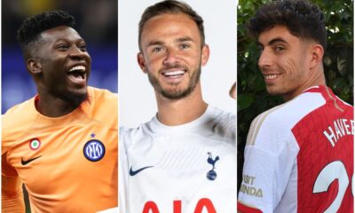 Onana Man Utd, Gallagher Newcastle, Lavia Liverpool