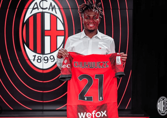 Nigerian Winger Samuel Chukwueze Completes Move To AC Milan From Villarreal Nigerian Winger Samuel Chukwueze Completes Move To AC Milan From Villarreal