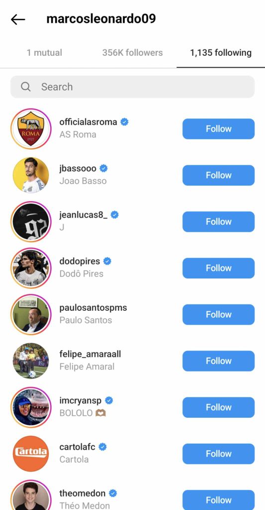 Marcos Leonardo drops Roma hint on Instagram – picture Marcos Leonardo drops Roma hint on Instagram – picture