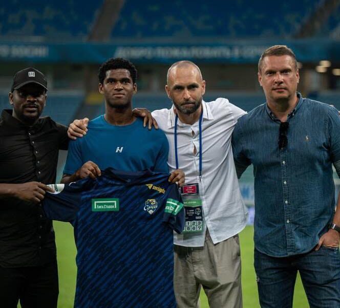 Solomon Agbalaka Set To Get Number 15 Jersey For PFC Sochi After Official Transfer Confirmation Solomon Agbalaka Set To Get Number 15 Jersey For PFC Sochi After Official Transfer Confirmation