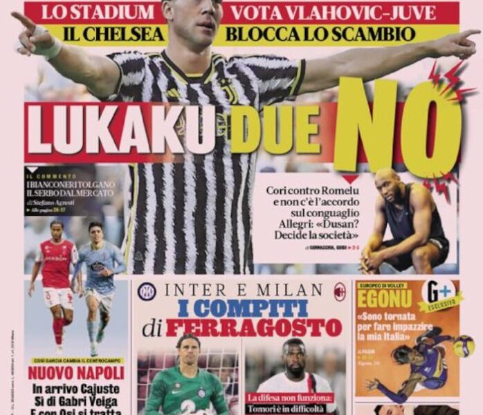 Today’s Papers – No twice for Lukaku, Sommer howlers, new Napoli Today’s Papers – No twice for Lukaku, Sommer howlers, new Napoli