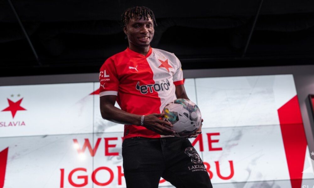 Slavia Prague Coach Confirms Igoh Ogbu’s Return to Training vs Barcelona Clash