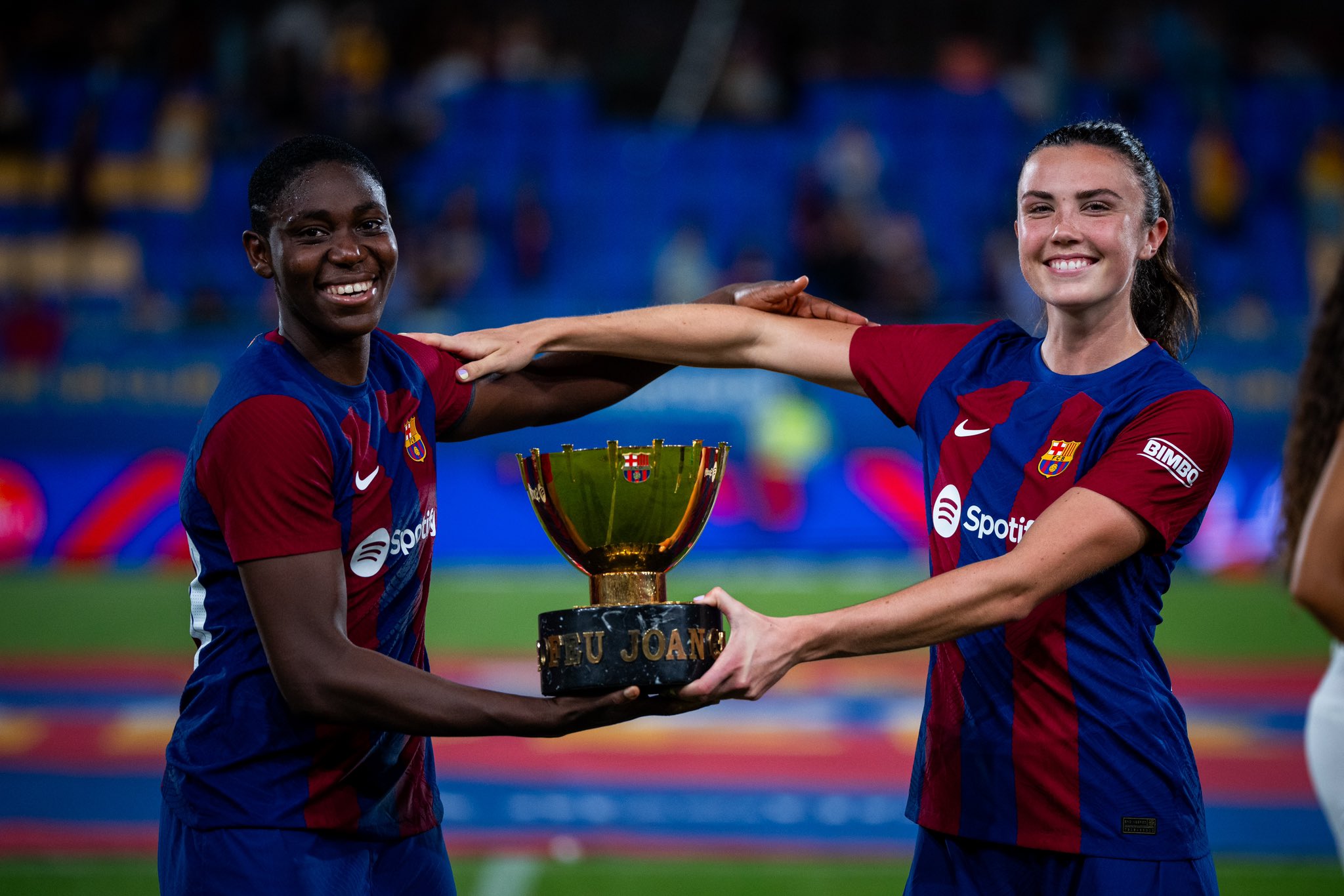 Nigeria superstar Asisat Oshoala wraps up pre-season with Barcelona in style Nigeria superstar Asisat Oshoala wraps up pre-season with Barcelona in style
