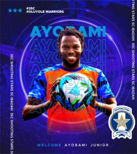 NPFL Transfer: Shooting Stars Confirm Junior Abiodun Homecoming NPFL Transfer: Shooting Stars Confirm Junior Abiodun Homecoming