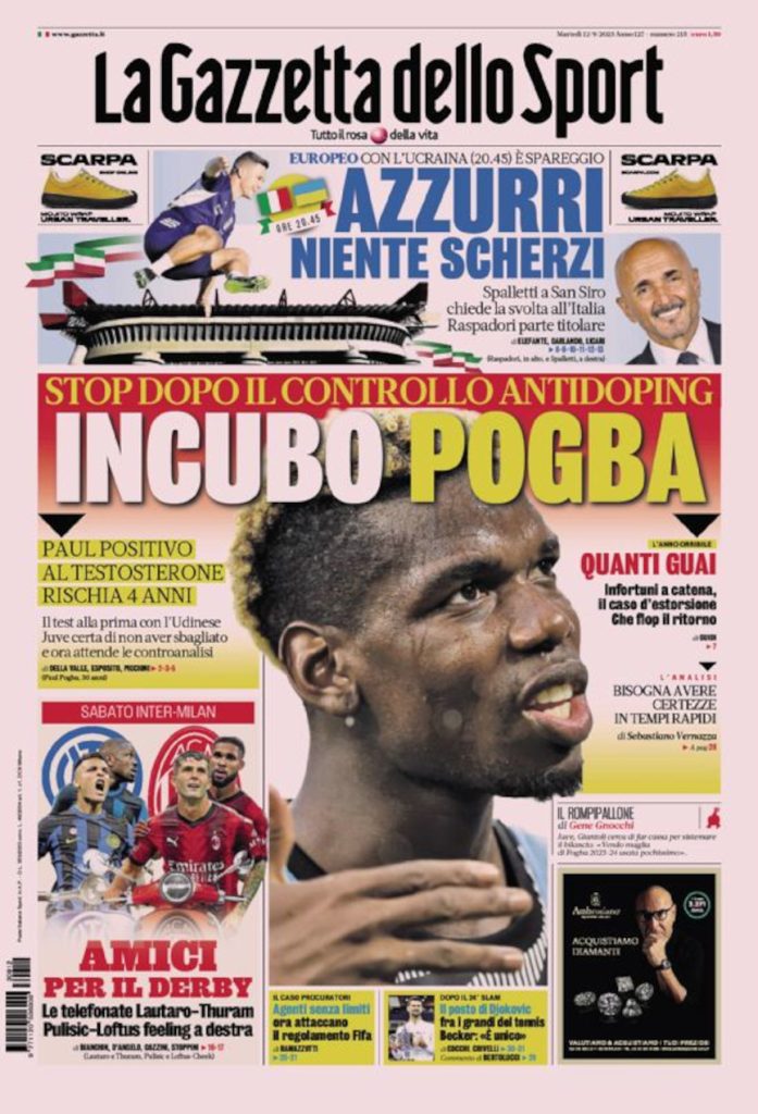 Today’s Papers – Pogba nightmare, Europe calling for Italy Today’s Papers – Pogba nightmare, Europe calling for Italy