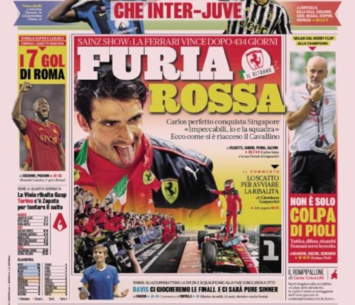 Today’s Papers – Inter-Juve duel, Mou ecstasy, not just Pioli’s fault