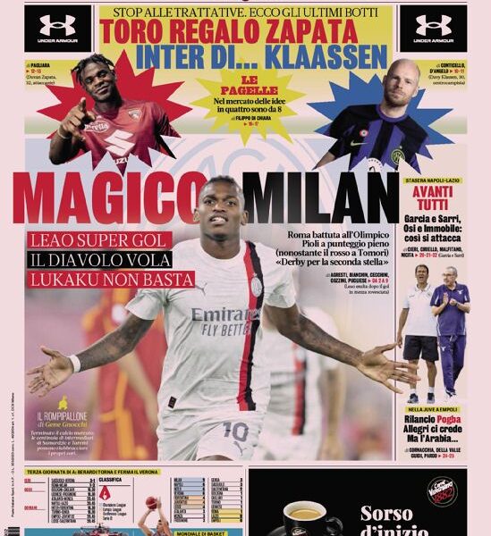 Today’s Papers – Magical Milan, Lukaku not enough, Inter get Klaassen Today’s Papers – Magical Milan, Lukaku not enough, Inter get Klaassen