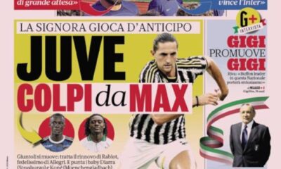 Today’s Papers – Inzaghi for the star, Immobile captain, Del Piero dream Today’s Papers – Inzaghi for the star, Immobile captain, Del Piero dream