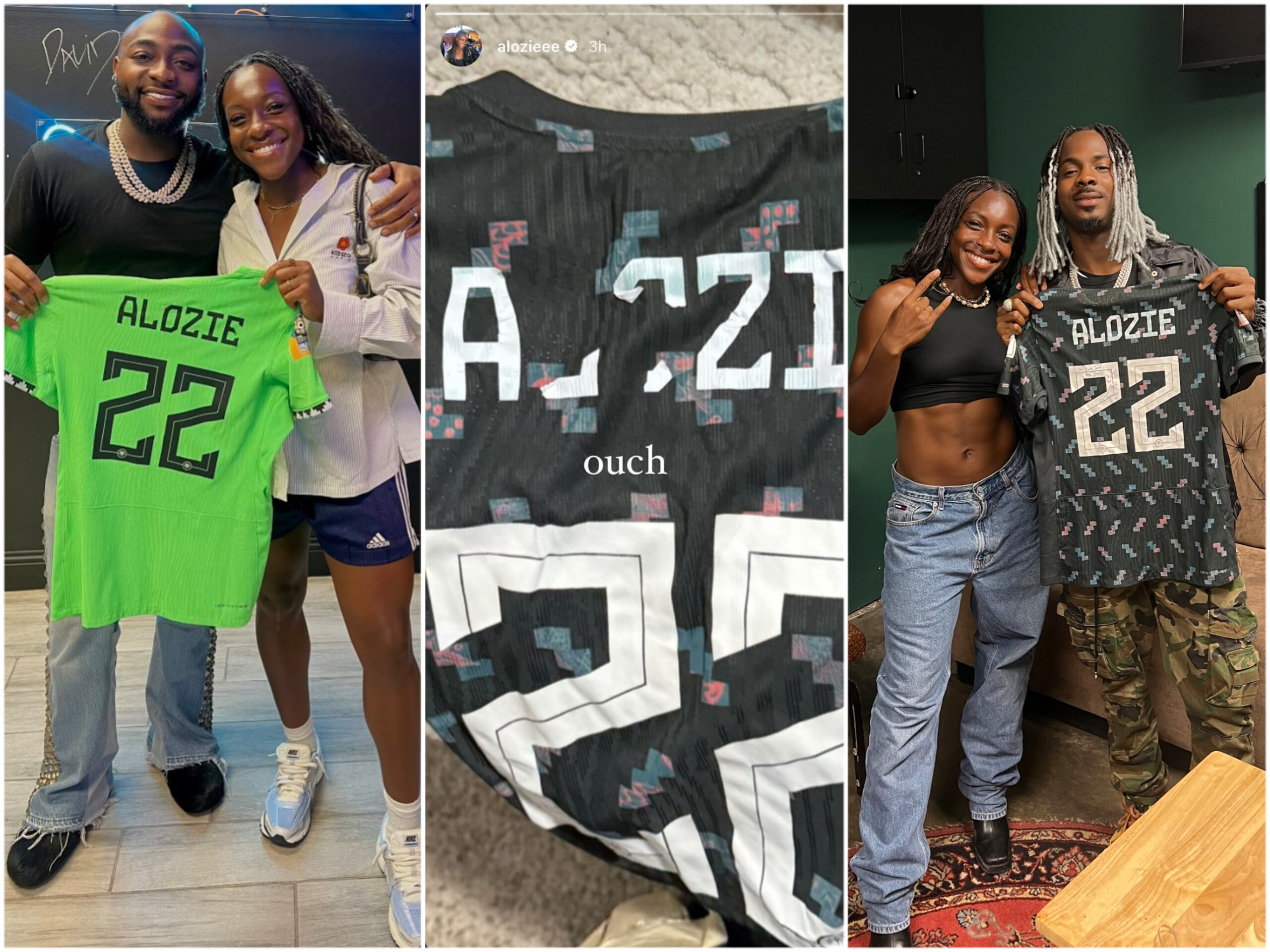 Michelle Alozie makes shocking revelation about peeling Nigeria’s World Cup jersey Michelle Alozie makes shocking revelation about peeling Nigeria’s World Cup jersey