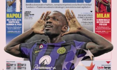 Today’s Papers – Inter have Thuram, Napoli on Real Madrid level