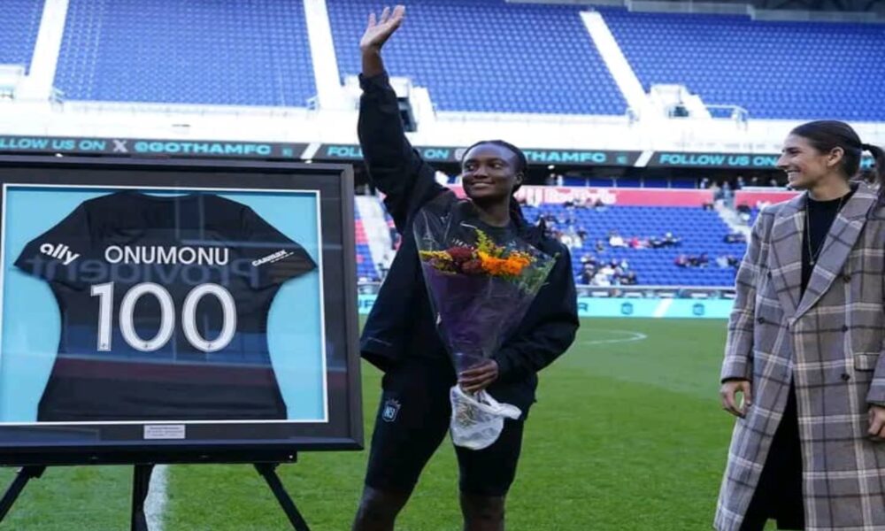 Ifeoma Onumonu marks a century appearance with Gotham FC