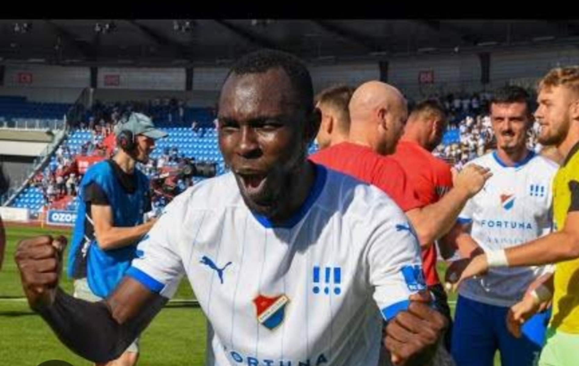 Tanko Abdullahi smashes fifth goal of the season for Baník Ostrava Tanko Abdullahi smashes fifth goal of the season for Baník Ostrava