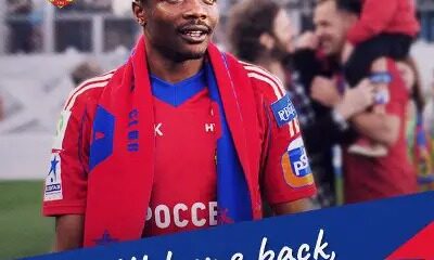 Ahmed Musa Returns to CSKA Moscow on Loan from Leicester City