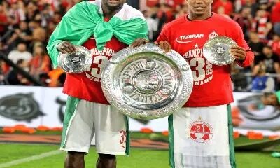 John Ogu Celebrates Hapoel Beer-Sheva’s Historic Third Straight Israeli Title