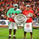 John Ogu Celebrates Hapoel Beer-Sheva’s Historic Third Straight Israeli Title