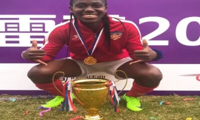 Asisat Oshoala Shines Bright: Secures Double Delight in Chinese Women’s Super Cup Triumph