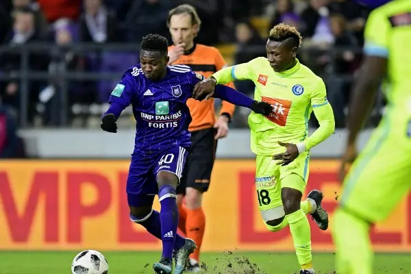 Nigerian Forward Samuel Kalu Sees Red as Gent Succumbs to Anderlecht’s 1-0 Victory