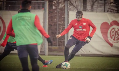 Masked Balogun Returns to Mainz Training Post-Surgery