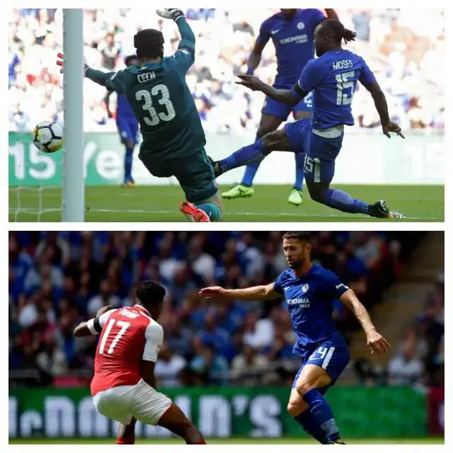 Victor Moses Ends Goal Drought as Arsenal Triumphs Over Chelsea in FA Community Shield Victor Moses Ends Goal Drought as Arsenal Triumphs Over Chelsea in FA Community Shield