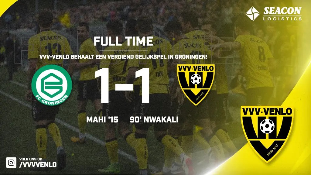 Kelechi Nwakali Shines with Debut Goal for VVV Venlo in Eredivisie Clash Kelechi Nwakali Shines with Debut Goal for VVV Venlo in Eredivisie Clash