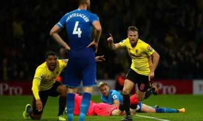 Late Drama Unfolds as Cleverley’s Heroic Strike Seals Watford’s Victory Over Arsenal