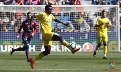 Las Palmas Falters Despite Etebo’s Return: Levante Secures 2-1 Win in LaLiga Clash