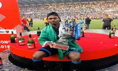 Emmanuel Dennis Revels in Club Brugge’s Belgian League Triumph