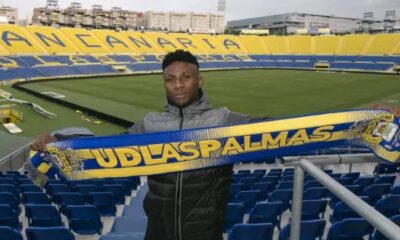 Las Palmas Officially Unveil Imoh Ezekiel, Hand Rio Olympics Star No.14 Jersey