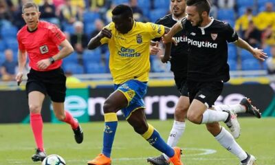 Ezekiel’s LaLiga Debut Marred by Las Palmas Defeat to Sevilla; Etebo Displays Promising Form