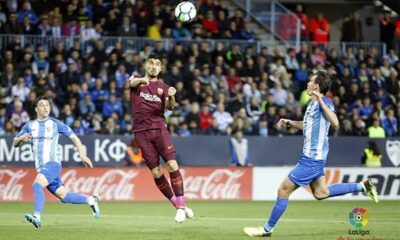 Barcelona Secures 2-0 Victory Over 10-Man Malaga; Nigerian Duo Ideye and Success in Action